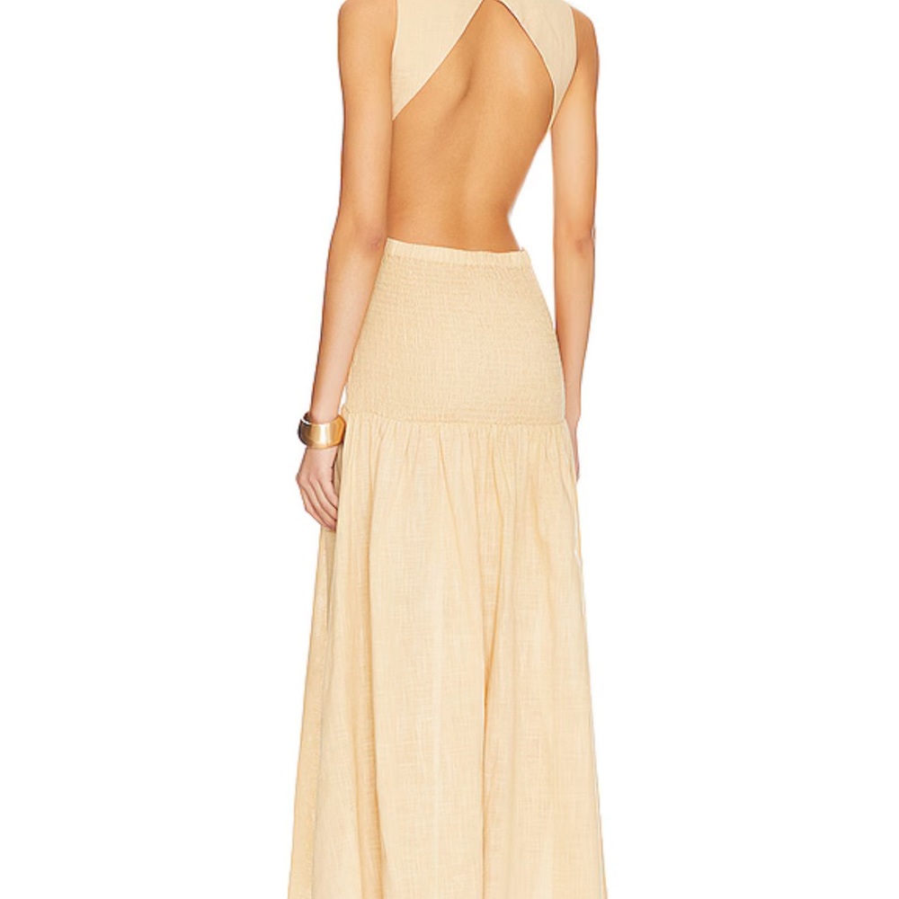REVOLVE SNDYS Lottie dress in Oat.